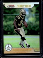1999 Bowman Chrome Ricky Williams Scout's Choice Refractor RC #SC18 Saints