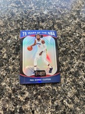 2021-22 Panini Select 75 Years of The NBA Paul George #56 Silver Prizm