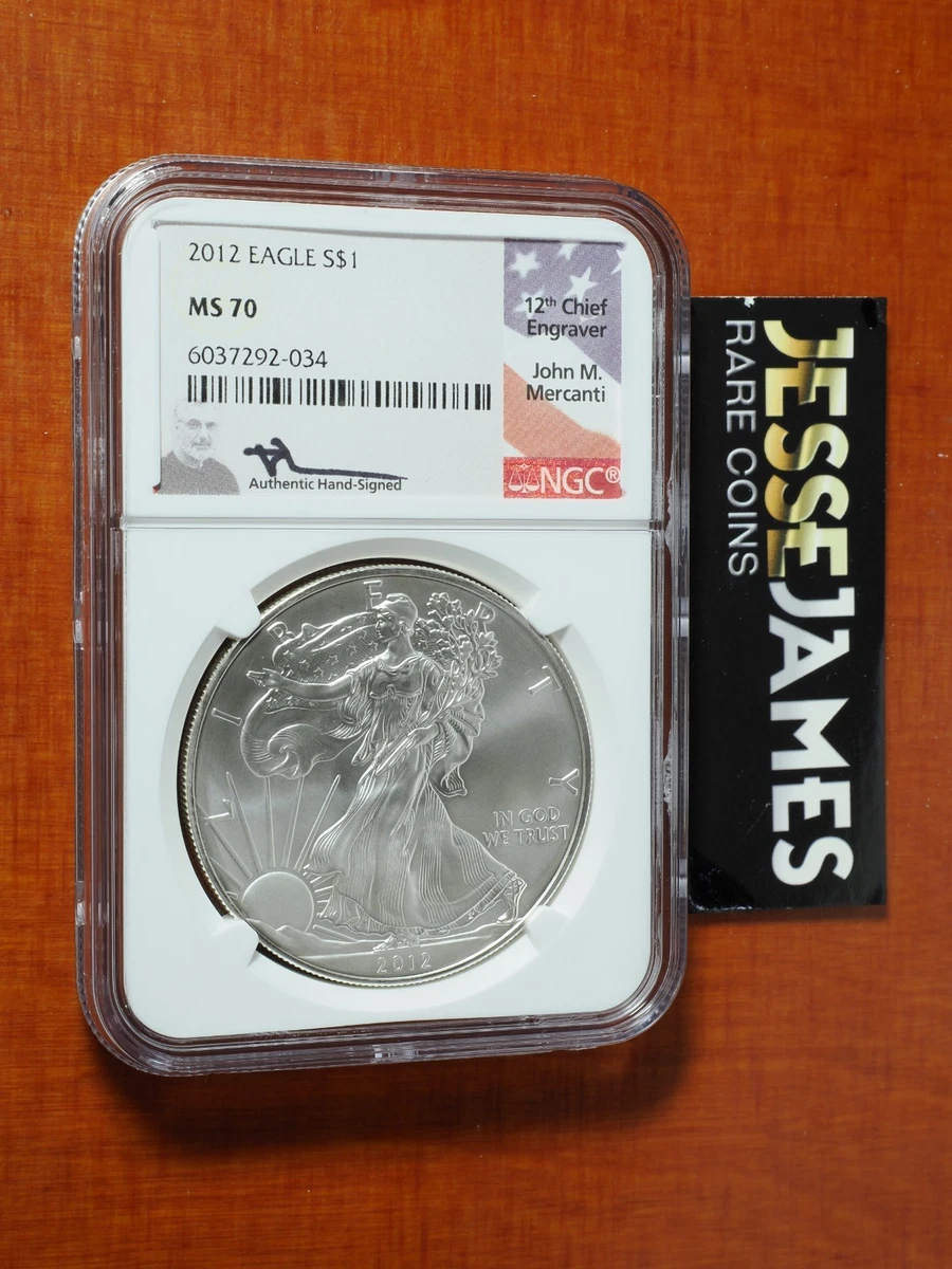 American Eagle MS 70 Graded 2012 Silver Bullion Coins for sale | eBay