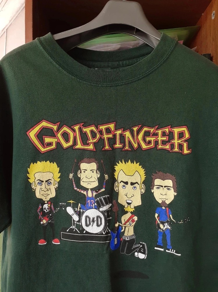 Goldfinger Band Gift For Fan S to 5XL S-5XL Green T-shirt MZ178