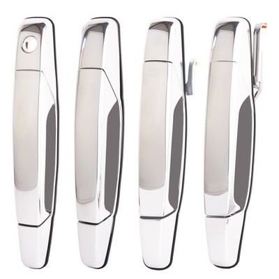 Rydsuns 4pcs Front & Rear Chrome Exterior Door Handle For Silverado 1500 2007-13