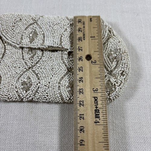 Vintage Coin Purse Bag Made in Belgium Beautiful Beaded Small - Picture 5 of 14