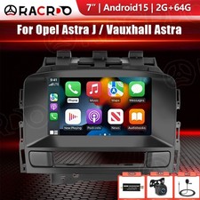 DAB+ 64G Head Unit Car Radio Android 15 Carplay For Opel Astra J Vauxhall Astra