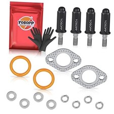 GY6 Exhaust Bolt Nuts Gasket for 50cc 70cc 90cc 110cc 125cc 150cc Scooters