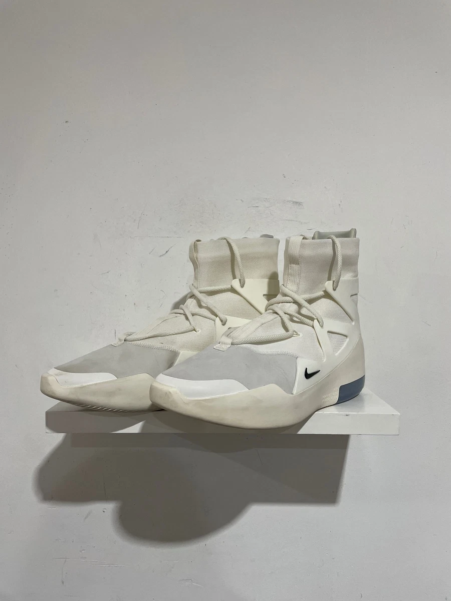 Nike Air FOG 1 Sail Size 13 Nike Air x Fear Of God 1 Air Raid Mens Sz 13 Light Bone  main image 4
