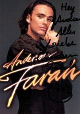 ANDERSON FARAH - Original handsigniertes Auto...