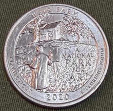 USA - 2020-W West Point Mint Quarter V75 - Weir Farm – Connecticut- FREE SHIP