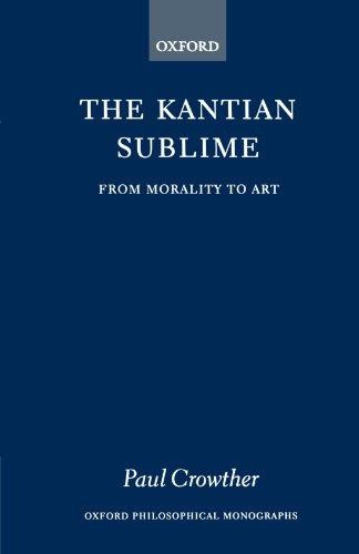 The Kantian Sublime: From Morality to Art (Oxford... - Crowther, Paul