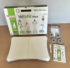 Nintendo Wii Fit Plus Fitness Health Exercise Balance Board Video Game Bundle