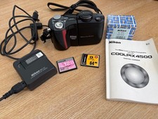 Nikon Coolpix 4500 4.0MP Digital Camera  in good working order with accessories