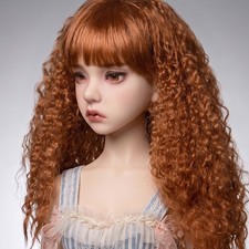 Dollmore BJD Trinity, lusion wig 13-14 inch Soft Sobazu Wig Carrot Last