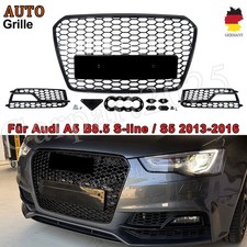 Für 12-15 Audi A5/S5 B8.5 Stoßstange Gitter Kühlergrill Waben RS-Stil Hochglanz