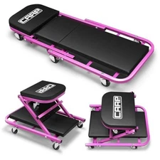‎CAAP DRIVEN Folding Creeper, Rolling Seat, All-in-One Adjustable Roller 