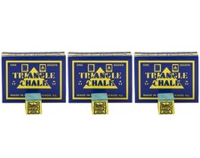Triangle Billiard/Pool Cue Chalk - Green - 3 Pack/36 Pieces