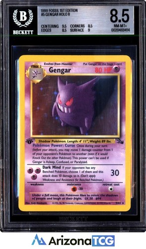 Gengar (1st Edition) graded BGS 8.5 for sale on eBay