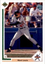 Mark Lewis 1991 Upper Deck Star Rookie Card #17. rookie card picture