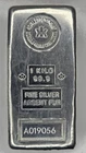 Royal Canadian Mint RCM 1 KILO 99.9 fine silver bar A019056: RARE Sovereign Kilo