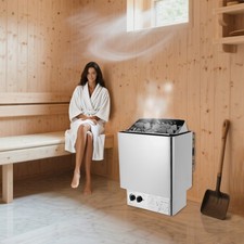 9KW Elektrischer Saunaofen Wandmontage Sauna Saunasteuerung Saunaheizung 0-110°C