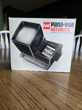    Vintage PANA-VUE Automatic Lighted 2x2 Slide Viewer w/Box Great Cond.