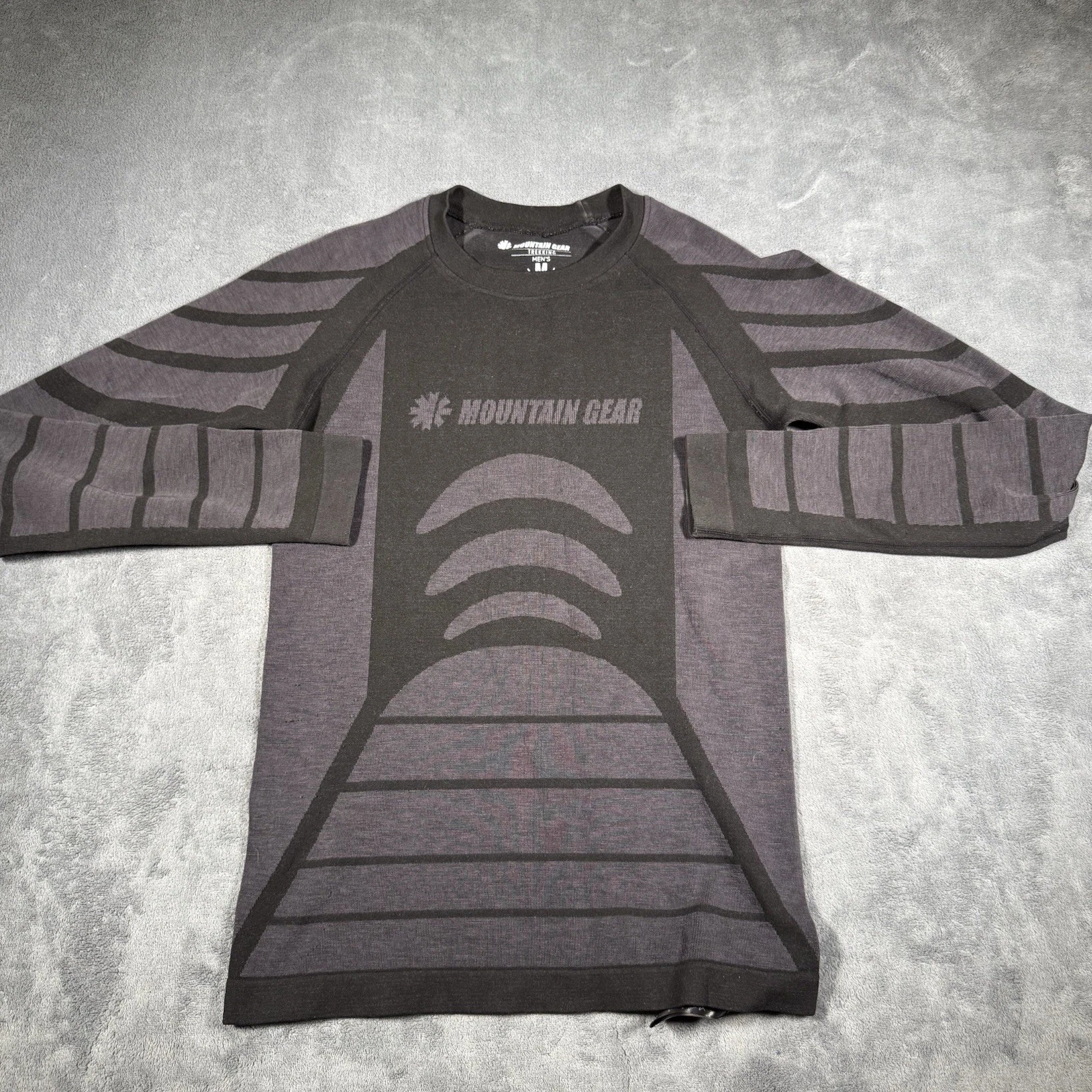 Mountain Gear Trekking Merino Wool Blend Gorpcore Base Layer Top Men's Medium