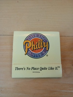 Vintage Matches Matchbook Dave And Busters Philly The Best Of Times Atlas Match