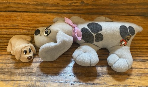 vintage80s  Pound Puppies Lot Of 2 plush Tonka Toys