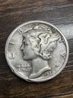 New Listing1938-S MERCURY SILVER DIME ACTUAL Coin Get Today/Fine/VF/ Fill Your Collection