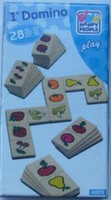 Erstes Domino FüR Kinder Holz 28 Teile