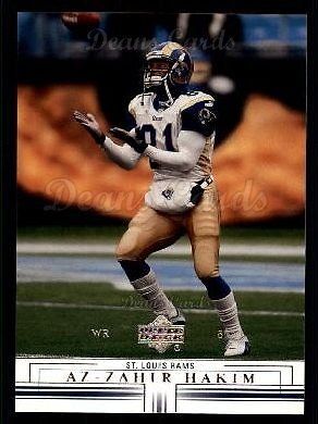 2001 Upper Deck #140 Az-Zahir Hakim Rams San Diego St 8 - NM/MT