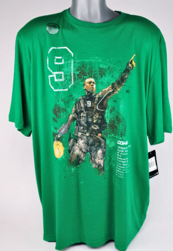 Nike Herren Dri-Fit grün Rajon Rondo kurzärmeliges Basketball-T-Shirt 465640 M-2XL - Bild 1 von 1