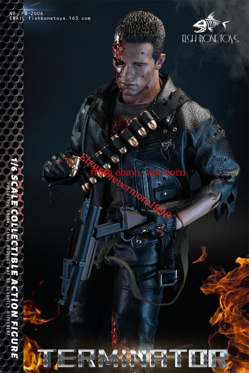 FISH BONETOYS T800 FB-Z006 ターミネーター　トイズ FISH BONETOYS FB-Z006 The Terminator T800 Arnold Schwarzenegger 1