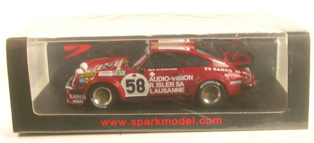 1976 Porsche 934 No.58 24H LeMans (P. Zbinden - B. Cheneviere - N. Bührer) 1:43 1976 Porsche 934 No.58 24H LeMans (P. Zbinden - B. Cheneviere - N. Bührer) 1:43