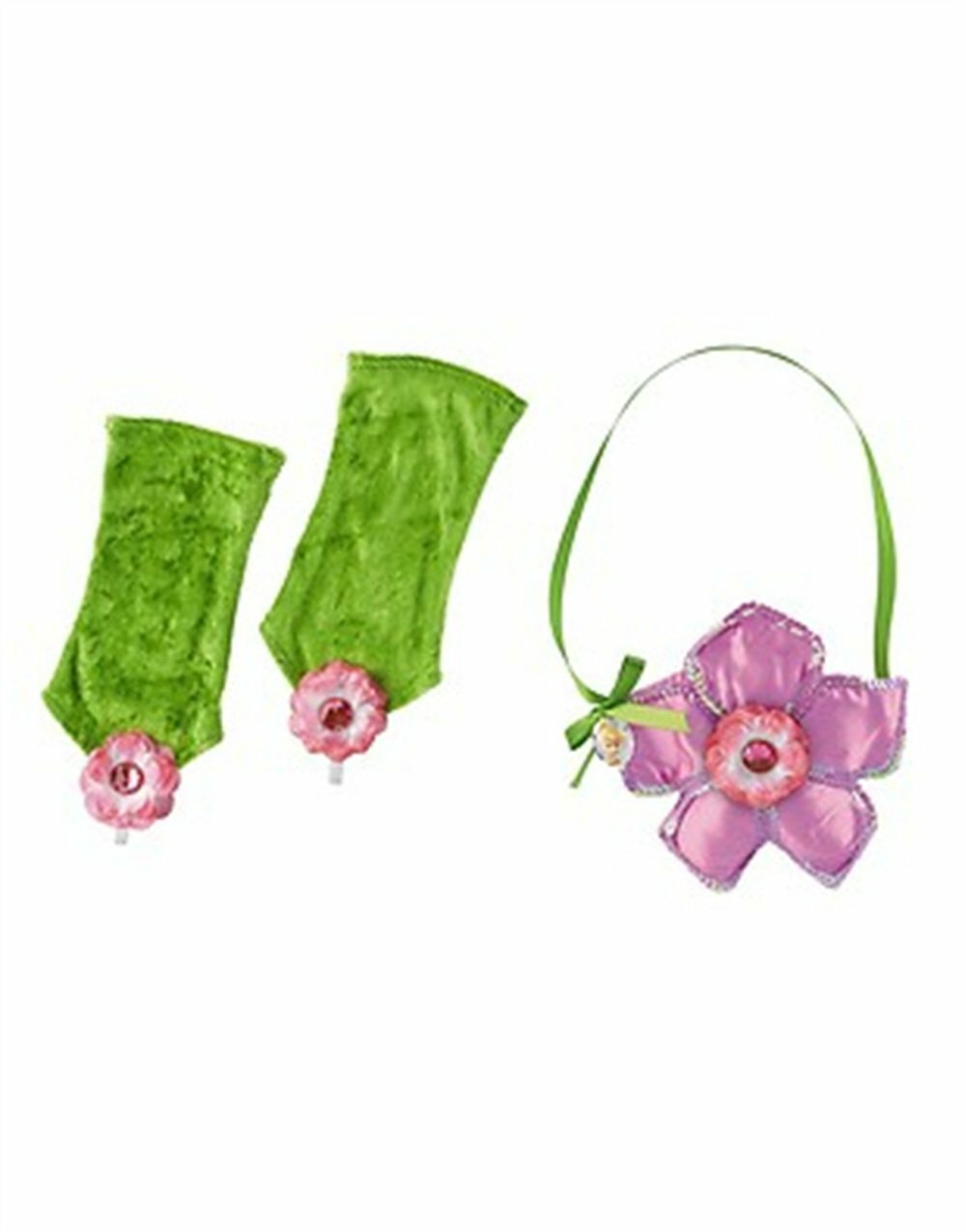 Peter Pan Halloween Cosplay Costume Accessory Tinker Bell Purse and Gloves