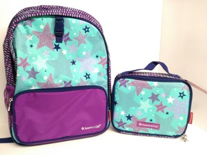american girl backpack and lunchbox