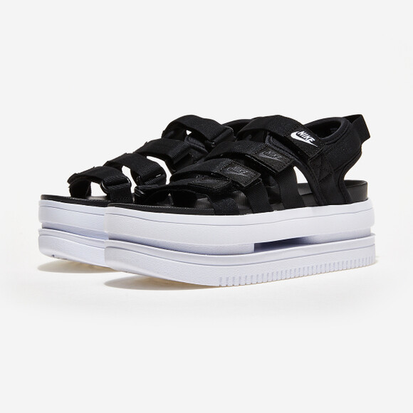 ★送料無料★ NIKE WMNS ICON CLASSIC SANDAL DH0223-001 BLACK New Nike Women's ICON Classic Sandals Shoes - Black/ White