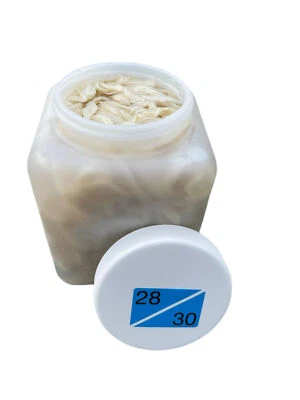 PETER GELHARD NATURDÄRME KG Schweinedarm Kaliber 28/30 - 91,4 Meter füllfertig in der Dose 1A Top Qualität