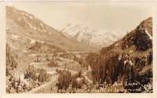 J36/ Ouray Colorado RPPC Postcard c1920s Ironton Park Loops Red Mt  68