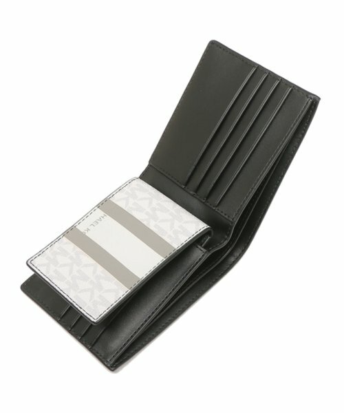 Michael Kors Billfold Wallet Box Set White Pearl Gray Logo Michael Kors Billfold Wallet Box Set White Pearl Gray Logo