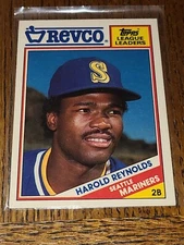 MARINERS HAROLD REYNOLDS 1988 TOPPS REVCO LEAGUE LEADERS #19