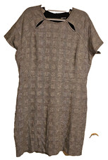 Express  Womens Size XL Cut Out Stretch  Mini Dress Zip up back