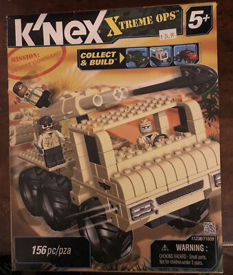 K'Nex Xtreme Ops 156 PC Mission: Desert Command Collect & Build Brand New
