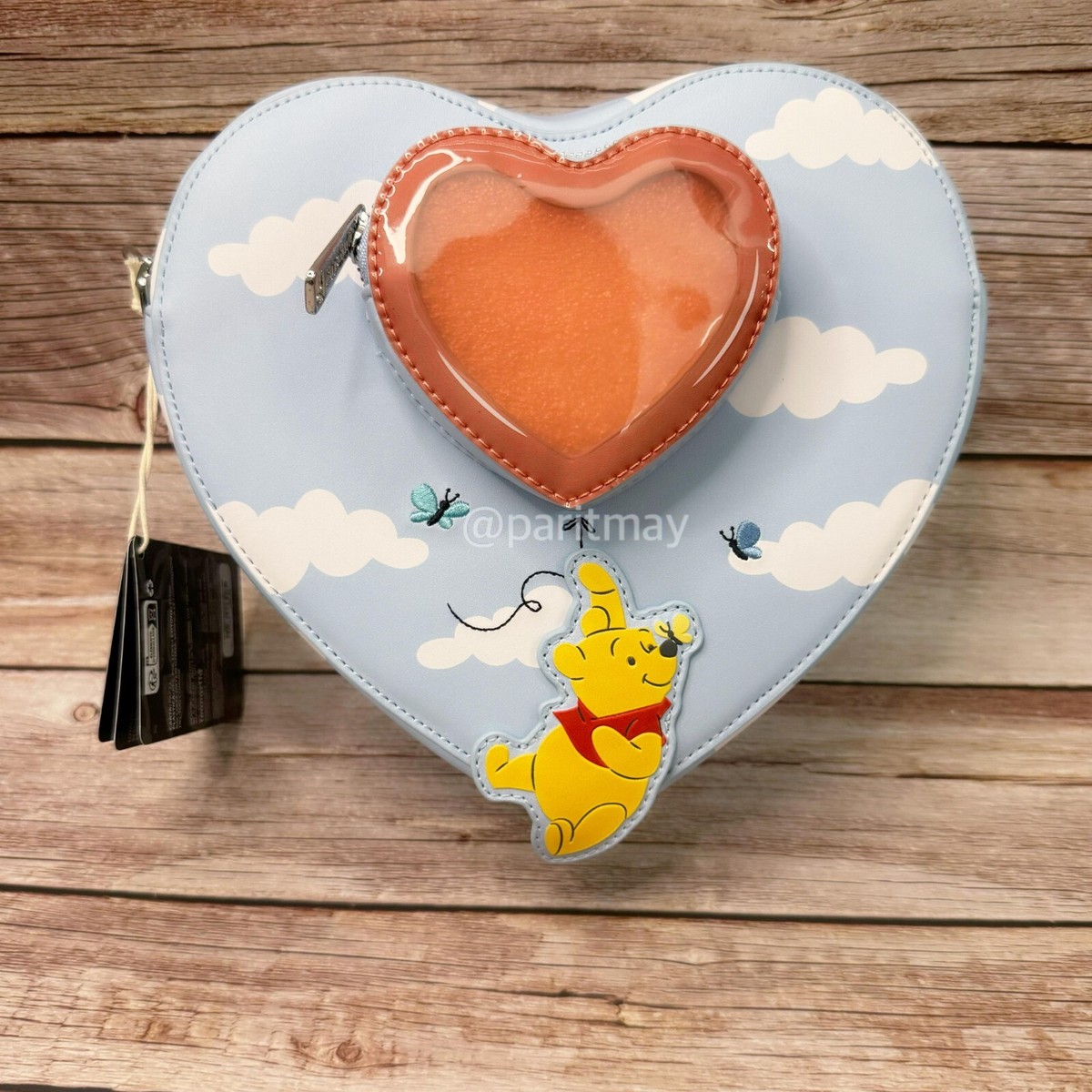Loungefly Disney Winnie the Pooh Clouds Heart-Shaped  display picture 2