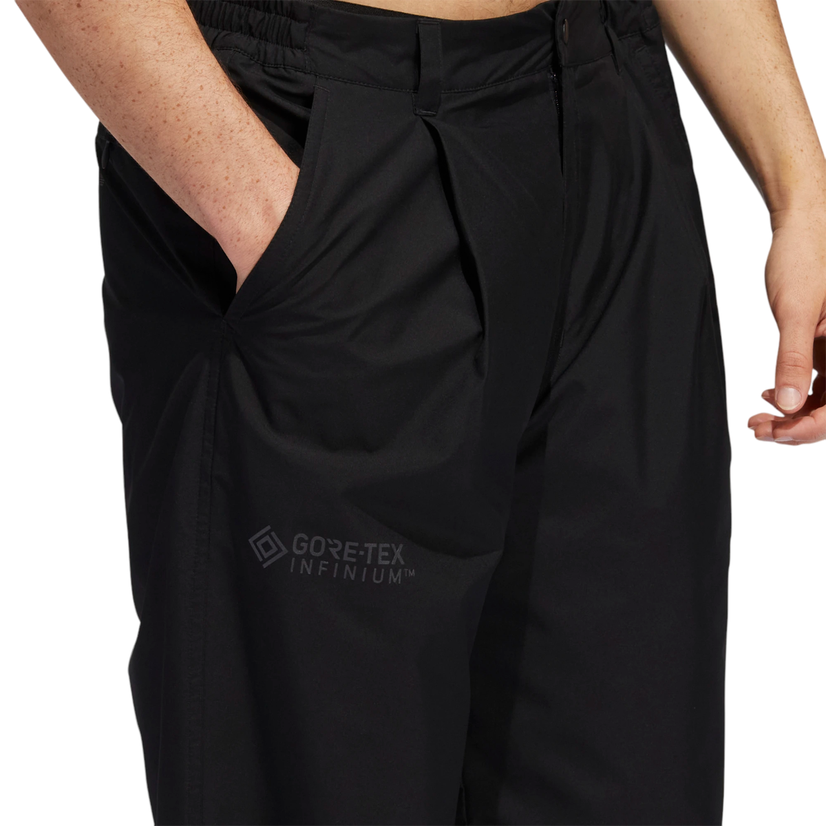 n*e様 adidas GORE-TEX INFINIUM ジョガーパンツ Adidas Black Skateboarding Gore-Tex Tech Water Resistant Unisex