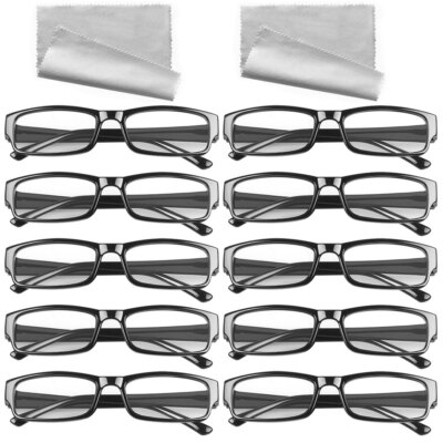 10x TR90 Lesebrille Sport ARC Beine Flexibel Scharnier + 1,5 2,0 2,5 3,0 3,5 4,0