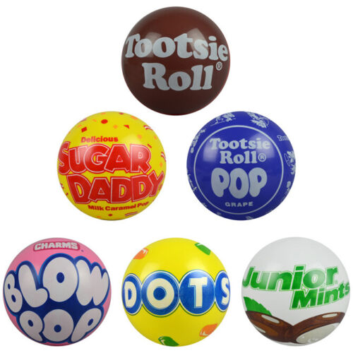 6" Inch Tootsie Brands Inflatable Vinyl Ball: PICK YOUR OWN SWEETNESS!!! - Afbeelding 1 van 9