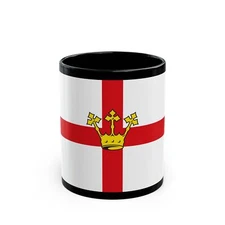 Flag of Koblenz Germany - Black Coffee Mug