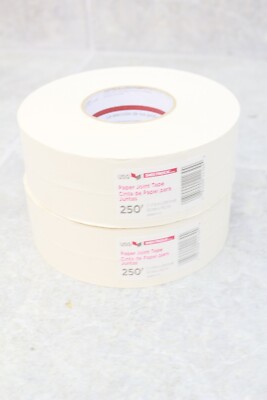 2 x SHEETROCK White Paper Joint Tape Reinforce Corners 2-1/16'' W x 250 feet Long