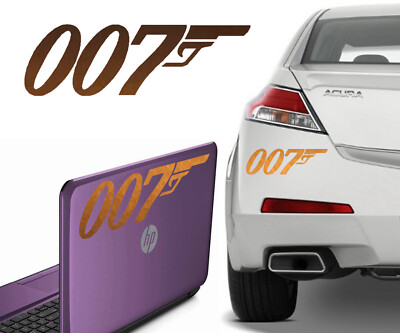 007 James Bond, Vinyl Aufkleber Agent +