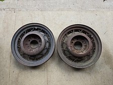 17 Inch 48 Spoke Steel Wire Spoke Wheels 6 Lug Chevy Pontiac