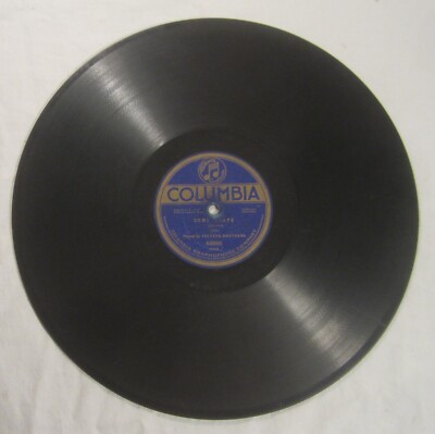 JOCKERS BROTHERS 12'' Ragtime 78 -- Columbia A6066 -- MAMA'S BLUES + Some Shape